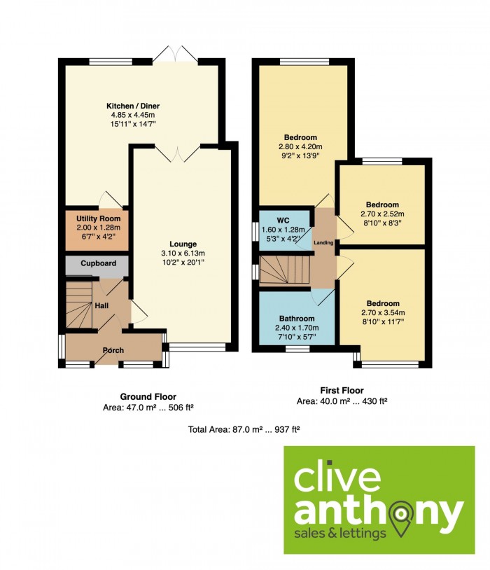 Floorplan for Dovedale Avenue, Prestwich, M25