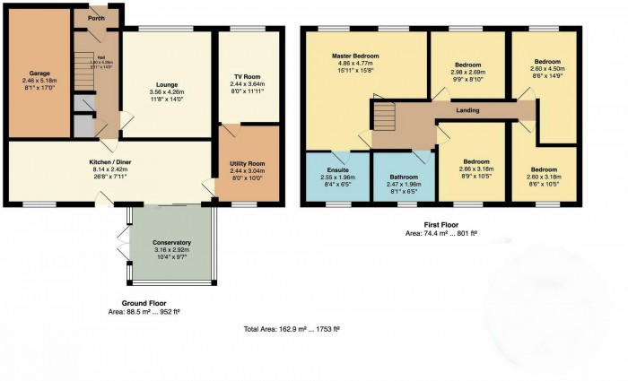 Floorplan for Balmoral Close, Bury, BL9